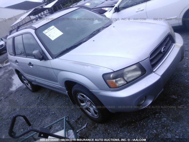 JF1SG65613H768439 - 2003 SUBARU FORESTER 2.5XS Серебристый фото 1