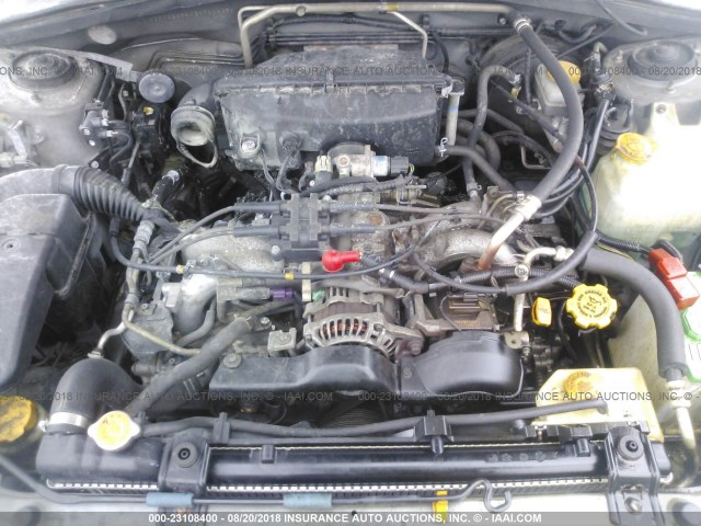 JF1SG65613H768439 - 2003 SUBARU FORESTER 2.5XS Серебристый фото 10