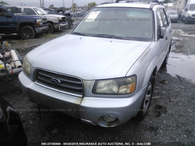JF1SG65613H768439 - 2003 SUBARU FORESTER 2.5XS Серебристый фото 6