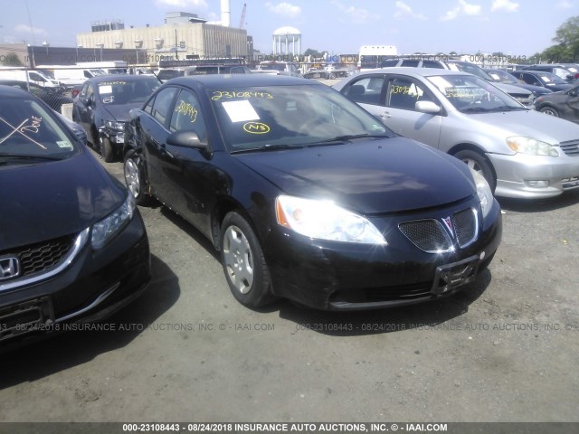1G2ZF58B674192640 - 2007 PONTIAC G6 VALUE LEADER/BASE BLACK photo 1