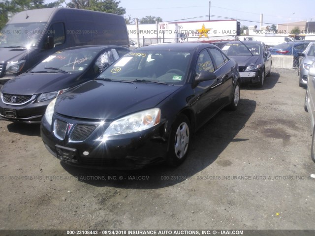1G2ZF58B674192640 - 2007 PONTIAC G6 VALUE LEADER/BASE BLACK photo 2