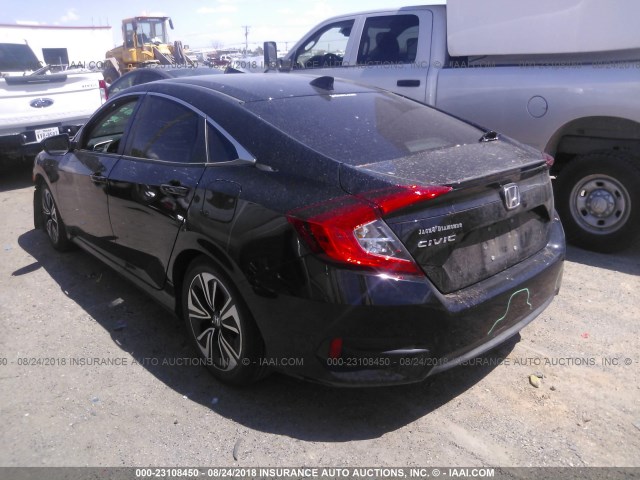 19XFC1F78GE003029 - 2016 HONDA CIVIC EXL 黑色 照片 3