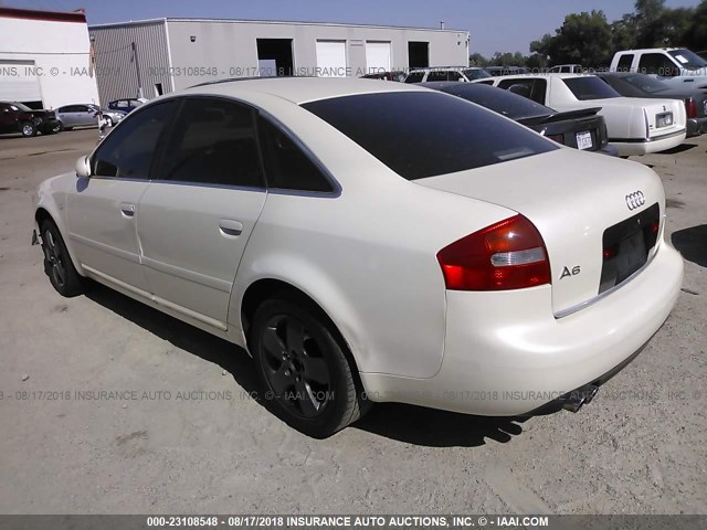 WAUJT64B12N097173 - 2002 AUDI A6 3 CREAM photo 3