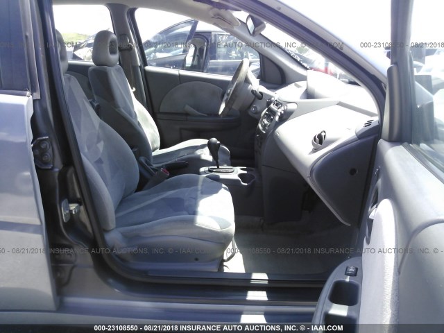 1G8AL52F73Z133908 - 2003 SATURN ION LEVEL 3 GRAY photo 5