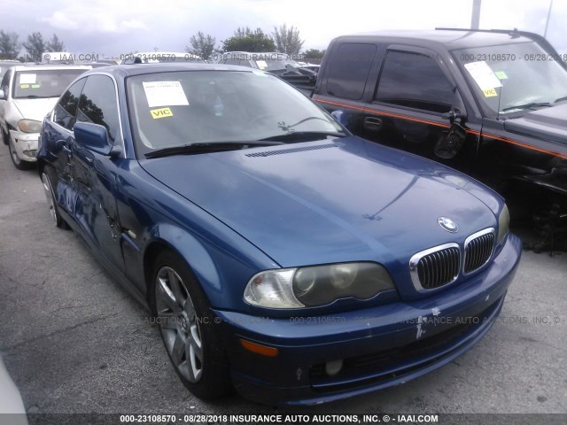WBABN33402PG58101 - 2002 BMW 325 CI BLUE photo 1