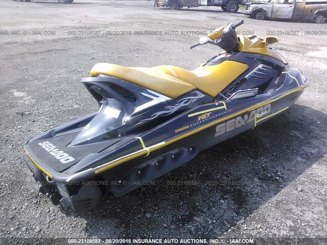 YDV27126D606 - 2006 SEADOO RXT-260  BLACK photo 4