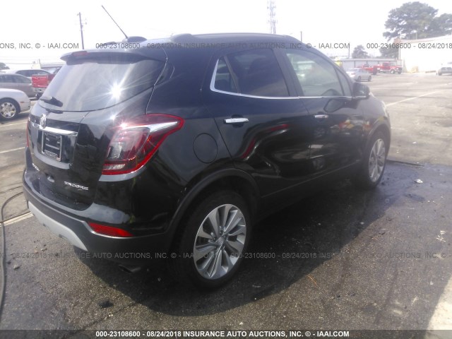 KL4CJASB2HB022901 - 2017 BUICK ENCORE PREFERRED BLACK photo 4