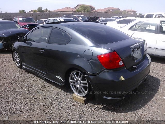 JTKDE167460142527 - 2006 TOYOTA SCION TC 灰色 照片 3