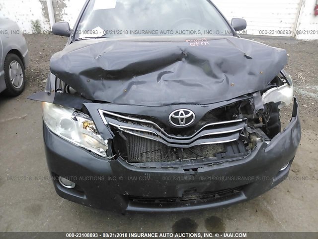 4T1BF3EK2AU111674 - 2010 TOYOTA CAMRY SE/LE/XLE BLUE photo 6