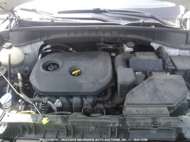 KM8J33A40GU075455 - 2016 HYUNDAI TUCSON LIMITED/SPORT AND ECO/SE SILVER photo 10