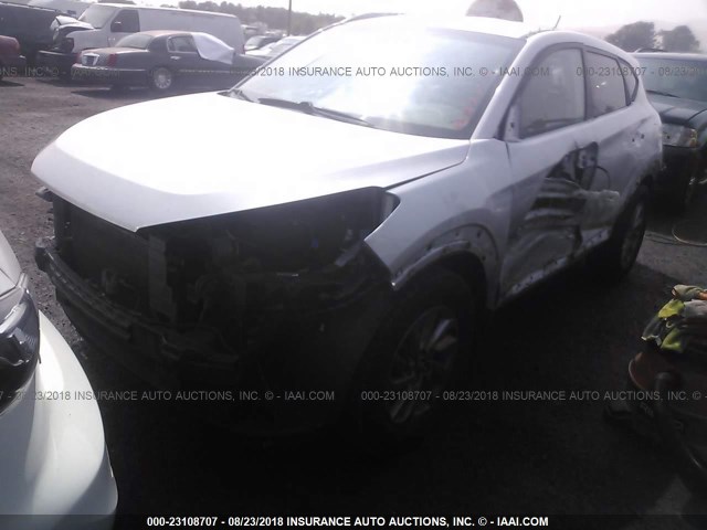 KM8J33A40GU075455 - 2016 HYUNDAI TUCSON LIMITED/SPORT AND ECO/SE SILVER photo 2
