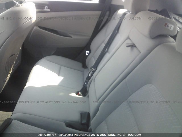 KM8J33A40GU075455 - 2016 HYUNDAI TUCSON LIMITED/SPORT AND ECO/SE SILVER photo 8