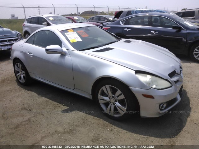 WDBWK58F79F191595 - 2009 MERCEDES-BENZ SLK 350 SILVER photo 1