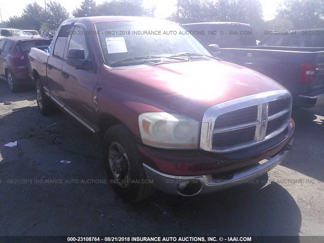 3D7KR28C76G122082 - 2006 DODGE RAM 2500 ST/SLT RED photo 1