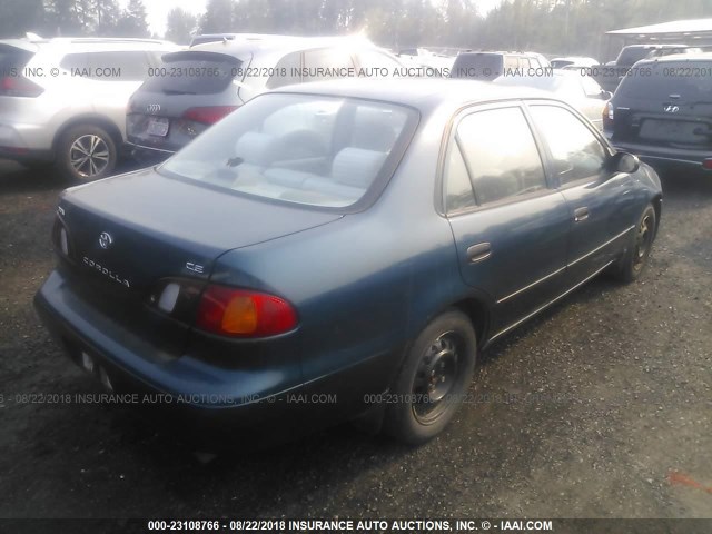 1NXBR12E9WZ124942 - 1998 TOYOTA COROLLA VE/CE/LE 蓝色 照片 4