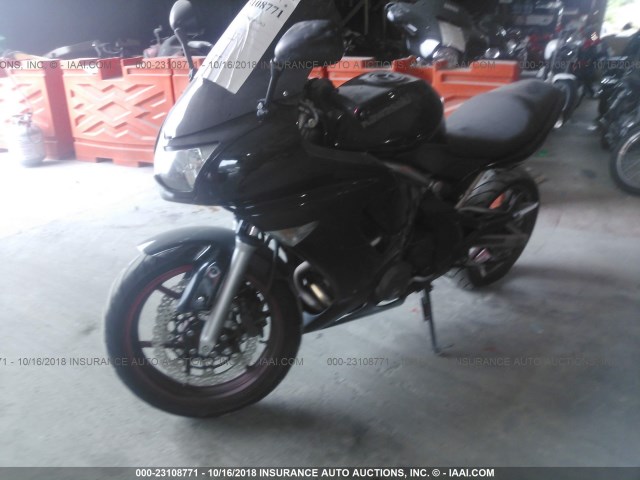 JKAEXEA118A037127 - 2008 KAWASAKI EX650 A BLACK photo 2