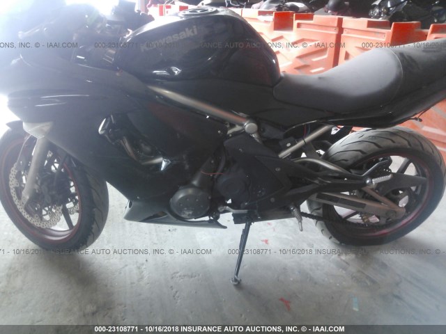 JKAEXEA118A037127 - 2008 KAWASAKI EX650 A BLACK photo 9