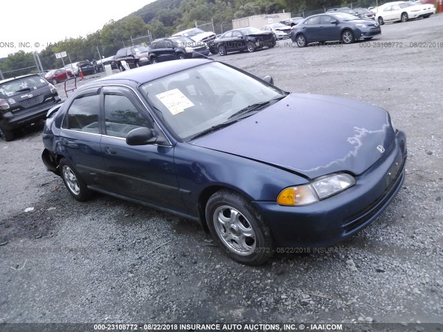 JHMEG8665SS042911 - 1995 HONDA CIVIC LX/EX BLUE photo 1