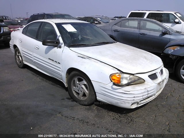 1G2NF52E3YM779882 - 2000 PONTIAC GRAND AM SE1 WHITE photo 1