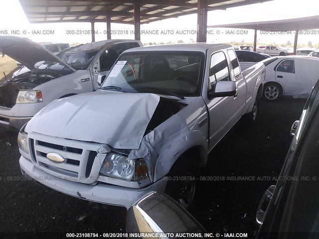 1FTYR14U77PA96349 - 2007 FORD RANGER SUPER CAB WHITE photo 2