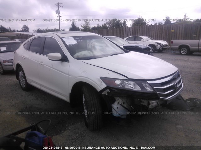 5J6TF3H58CL004873 - 2012 HONDA CROSSTOUR EXL WHITE photo 1