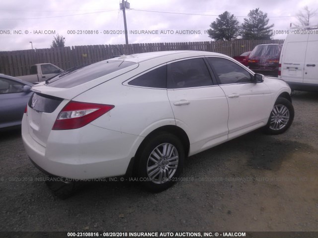 5J6TF3H58CL004873 - 2012 HONDA CROSSTOUR EXL WHITE photo 4