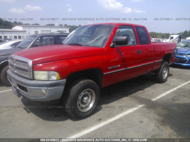 1B7HF13Y5VJ599651 - 1997 DODGE RAM 1500 RED photo 2