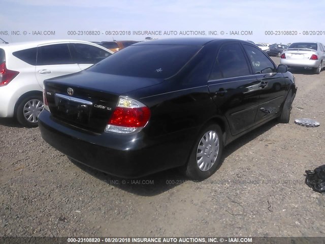 4T1BE32K15U005892 - 2005 TOYOTA CAMRY LE/XLE/SE 黑色 照片 4