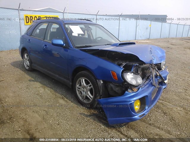 JF1GG29632G804676 - 2002 SUBARU IMPREZA WRX BLUE photo 1