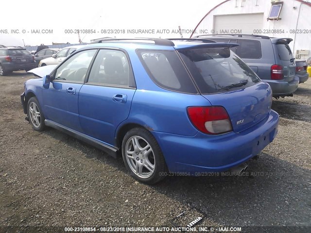 JF1GG29632G804676 - 2002 SUBARU IMPREZA WRX BLUE photo 3