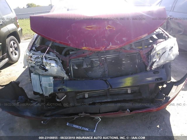 4T1BF1FK2CU634263 - 2012 TOYOTA CAMRY SE/LE/XLE წითელი ფოტო 6