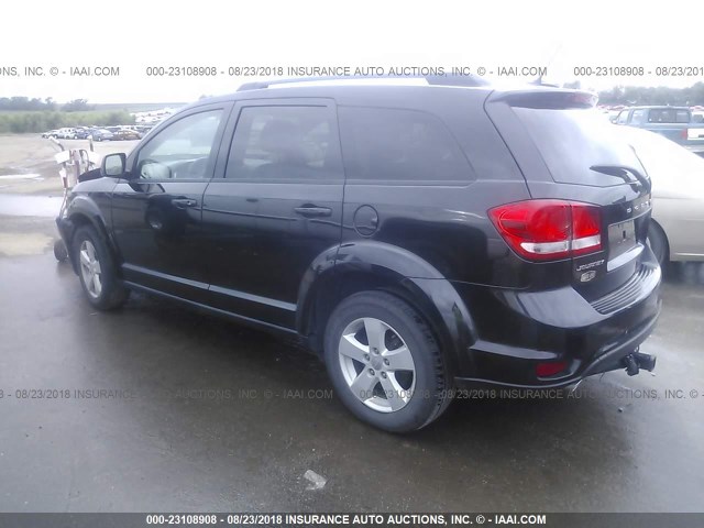 3C4PDCBG9CT150677 - 2012 DODGE JOURNEY SXT BLACK photo 3