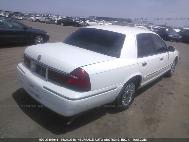 2MEFM74WXYX630660 - 2000 MERCURY GRAND MARQUIS GS WHITE photo 4