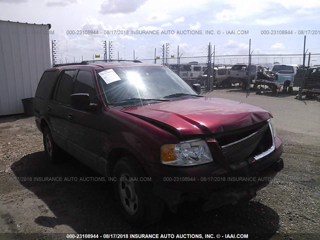 1FMRU15W63LB86110 - 2003 FORD EXPEDITION XLT RED photo 1