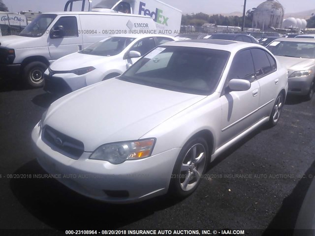 4S3BL616277208338 - 2007 SUBARU LEGACY 2.5I WHITE photo 2