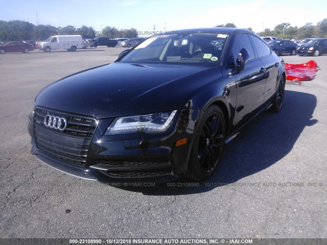 WAU2GAFC6FN011721 - 2015 AUDI A7 PRESTIGE BLACK photo 2