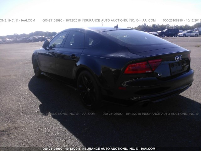 WAU2GAFC6FN011721 - 2015 AUDI A7 PRESTIGE BLACK photo 3