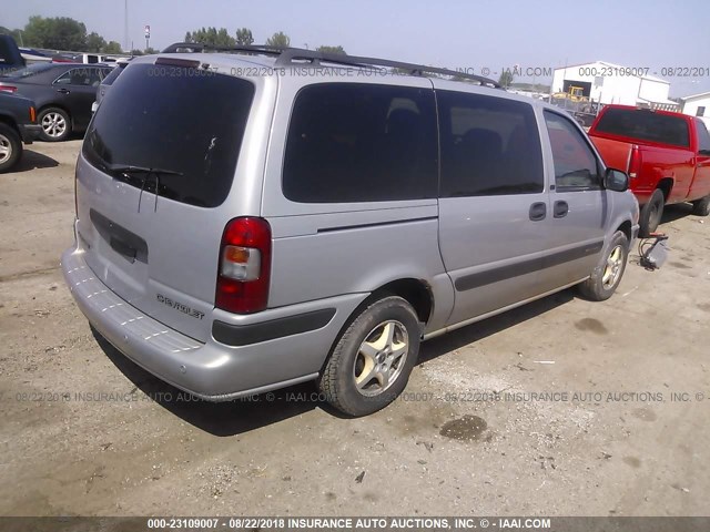 1GNDX03E71D289433 - 2001 CHEVROLET VENTURE SILVER photo 4