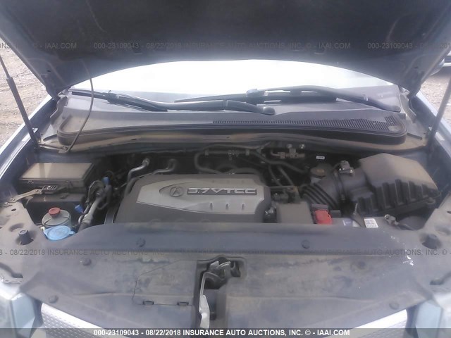 2HNYD28468H517704 - 2008 ACURA MDX TECHNOLOGY TEAL photo 10