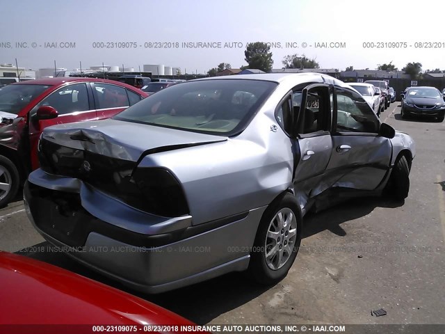 2G1WF55E629168284 - 2002 CHEVROLET IMPALA SILVER photo 6