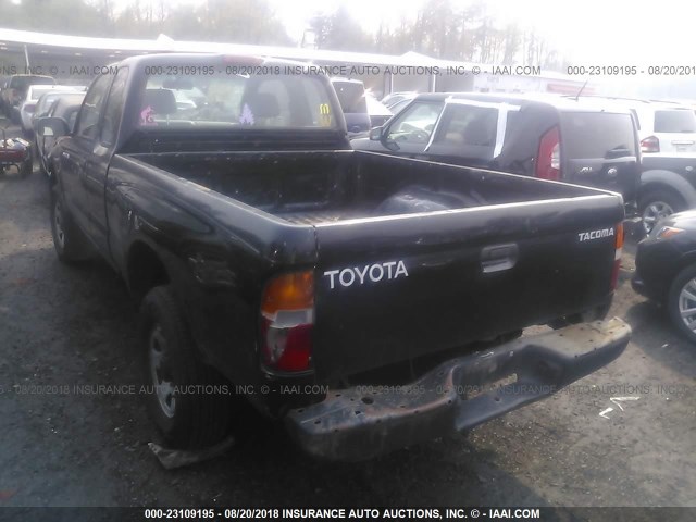 4TAWM72N3WZ021800 - 1998 TOYOTA TACOMA XTRACAB BLACK photo 6