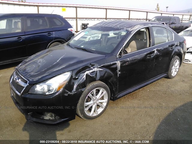 4S3BMBC67D3034059 - 2013 SUBARU LEGACY 2.5I PREMIUM BLACK photo 2