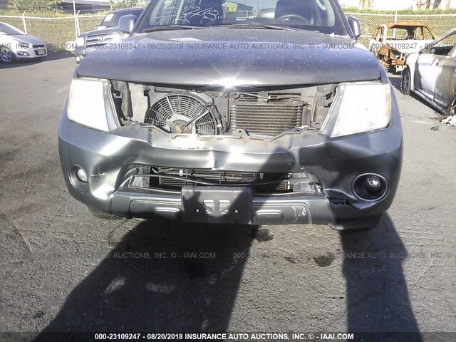 5N1BR18A38C622888 - 2008 NISSAN PATHFINDER LE/SE GRAY photo 6