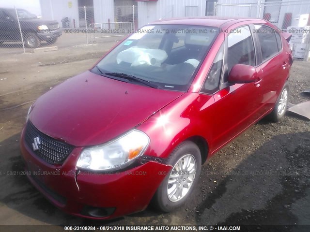 JS2YC5A31C6302887 - 2012 SUZUKI SX4 LE RED photo 2