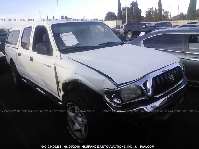 5TEGN92N53Z193747 - 2003 TOYOTA TACOMA DOUBLE CAB PRERUNNER WHITE photo 1