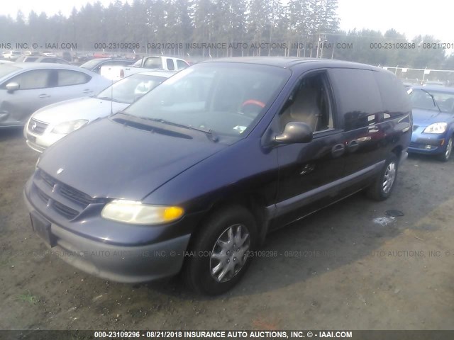 2B4GP44R4WR592914 - 1998 DODGE GRAND CARAVAN SE/SPORT PURPLE photo 2