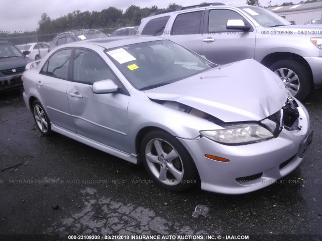 1YVHP80D145N18914 - 2004 MAZDA 6 S SILVER photo 1