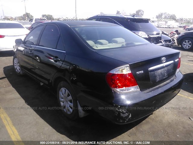 JTDBE32K650302863 - 2005 TOYOTA CAMRY LE/XLE/SE Қара фото 3