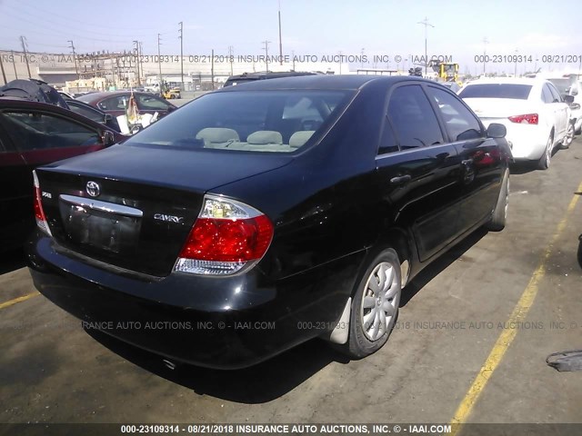 JTDBE32K650302863 - 2005 TOYOTA CAMRY LE/XLE/SE Қара фото 4