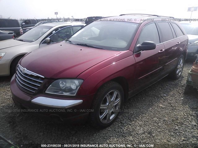 2C8GF68405R531377 - 2005 CHRYSLER PACIFICA TOURING RED photo 2